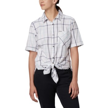 Columbia Anytime Casual Stretch Short Sleeve, Camisa Azules Multicolor Para Mujer | 194308-NOX